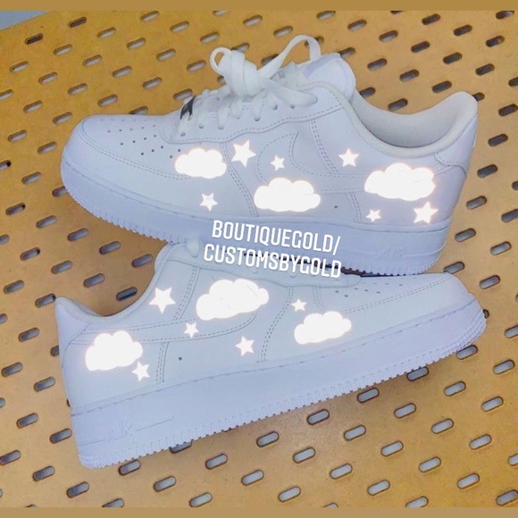 custom star air force ones